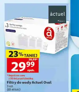 Auchan Filtry do wody Actuel Oval oferta