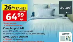 Auchan Komplet pościeli actuel oferta