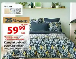 Auchan Komplet pościeli, 100% bawełny Actuel oferta