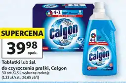 Auchan Tabletki lub żel do czyszczenia pralki, Calgon oferta