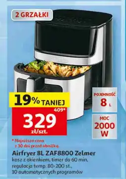 Auchan Airfryer 8L ZAF8800 Zelmer oferta