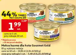 Auchan Mokra karma dla kota Gourmet Gold oferta