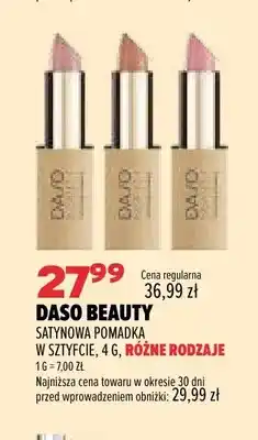 Drogerie Natura Satynowa pomadka w sztyfcie Daso Beauty oferta