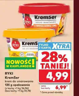 Kaufland Krem do smarowania Ryki oferta