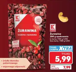 Kaufland Żurawina suszona K-Classic oferta