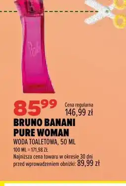 Drogerie Natura Woda toaletowa Bruno Banani Pure Woman oferta
