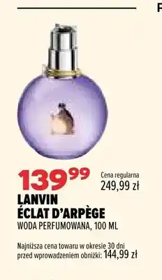 Drogerie Natura Woda perfumowana Lanvin Éclat d'Arpège oferta