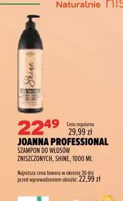 Drogerie Natura Szampon do włosów zniszczonych Shine Joanna Professional oferta