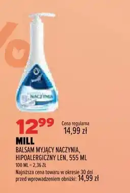 Drogerie Natura Balsam myjący naczynia hipoalergiczny len Mill oferta