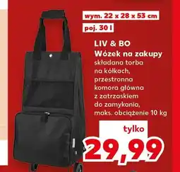 Kaufland Wózek na zakupy Liv & Bo oferta