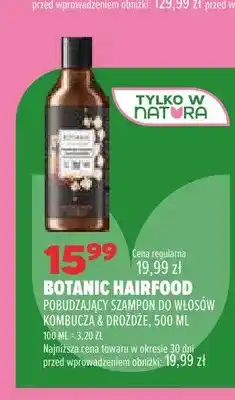 Drogerie Natura Pobudzający szampon do włosów kombucza & drożdże Botanic Hairfood oferta