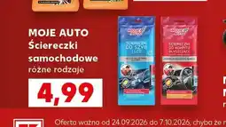 Kaufland Ściereczki samochodowe Moje Auto oferta