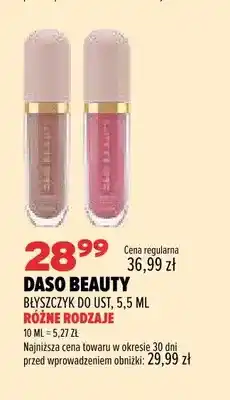 Drogerie Natura Błyszczyk do ust Daso Beauty oferta