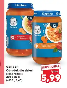 Kaufland Obiadek Gerber oferta