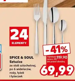 Kaufland Sztućce ze stali szlachetnej Spice & Soul oferta