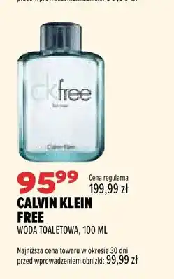 Drogerie Natura Woda toaletowa Calvin Klein Free oferta