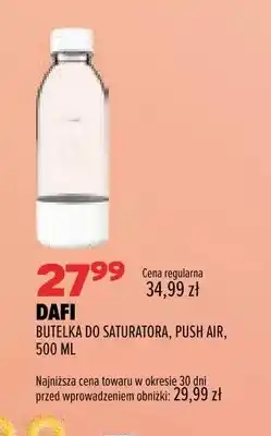 Drogerie Natura Butelka do saturatora Push Air 500 ml Dafi oferta