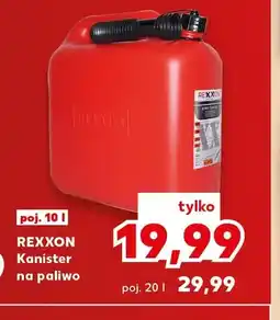Kaufland Kanister na paliwo 10 l Rexxon oferta
