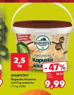 Kaufland Kapusta kiszona Wąwoźny oferta