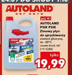 Kaufland Zimowy płyn do spryskiwaczy Psik Psik Autoland oferta
