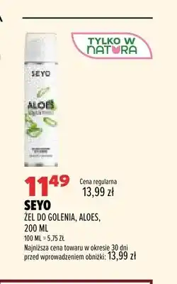 Drogerie Natura Żel do golenia Aloes Seyo oferta