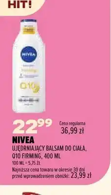 Drogerie Natura Ujędrniający balsam do ciała Q10 Firming Nivea oferta