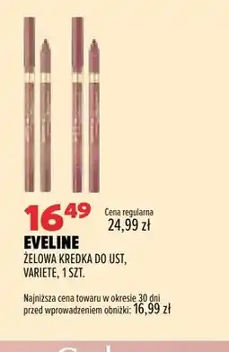 Drogerie Natura Żelowa kredka do ust Variete Eveline oferta