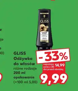 Kaufland Odżywka do włosów Gliss oferta