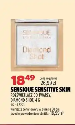 Drogerie Natura Rozświetlacz do twarzy Diamond Shot Sensique Sensitive Skin oferta