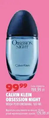 Drogerie Natura Woda perfumowana Calvin Klein Obsession Night oferta