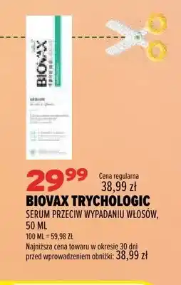 Drogerie Natura Serum przeciw wypadaniu włosów Biovax Trychologic oferta