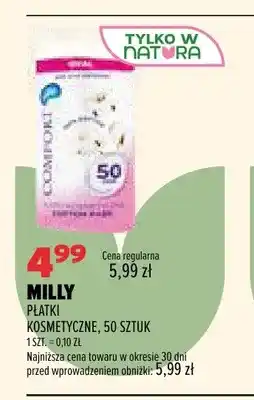 Drogerie Natura Płatki kosmetyczne Milly oferta