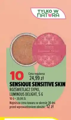 Drogerie Natura Rozświetlacz sypki Luminous Delight Sensique Sensitive Skin oferta