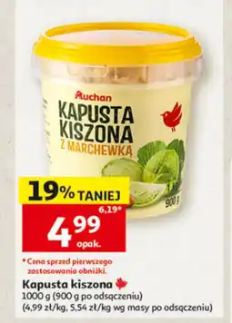 Auchan Kapusta kiszona Auchan oferta