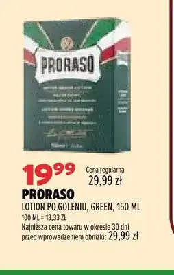 Drogerie Natura Lotion po goleniu Green Proraso oferta