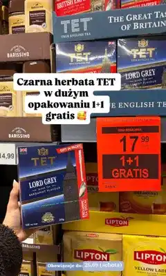 ALDI Herbata czarna TET Lord Grey oferta