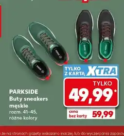 Kaufland Buty sneakers męskie Parkside oferta