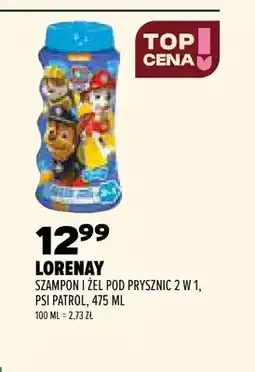Drogerie Natura Szampon i żel pod prysznic 2 w 1 Psi Patrol Lorenay oferta