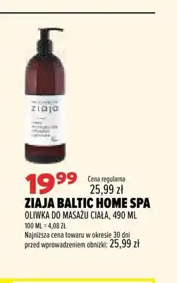 Drogerie Natura Oliwka do masażu ciała Baltic Home Spa Ziaja oferta