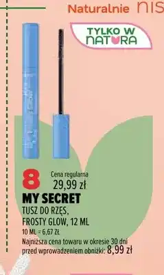 Drogerie Natura Tusz do rzęs Frosty Glow My Secret oferta