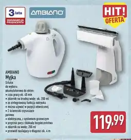 ALDI Myjka akumulatorowa do okien Ambiano oferta