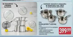 ALDI Zestaw garnków 7-częściowy Tefal oferta