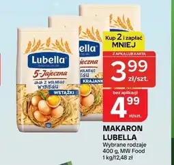 Chorten Makaron Lubella oferta