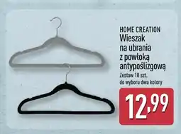 ALDI Wieszak na ubrania z powłoką antypoślizgową 10-pak Home Creation oferta