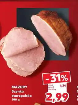 Kaufland Szynka staropolska Mazury oferta