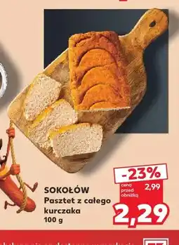 Kaufland Pasztet z całego kurczaka Sokołów oferta