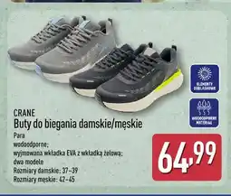 ALDI Buty do biegania damskie/męskie Crane oferta