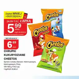 Chorten Chrupki kukurydziane Cheetos o smaku ketchupowym oferta