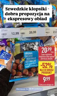 ALDI Klopsiki szwedzkie Jack's Farm Köttbullar oferta