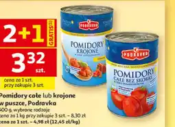 Auchan Pomidory krojone Podravka oferta